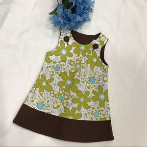 🌻 Handmade Little Girl Tu-Cute Reversible Summer Dress